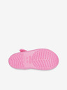 Crocs Classic Cross Strap Charm Sandal Pink Lemonade Sandals