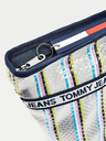 Tommy Hilfiger Mini Logo Tape Tote Weave Handbag